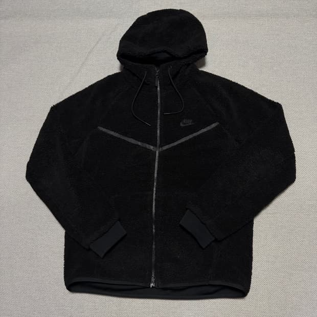 나이키 테크플리스 셰르파 풀집업 후디