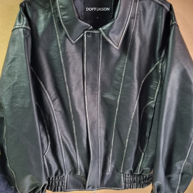 도프제이슨 남성 레더 자켓 
