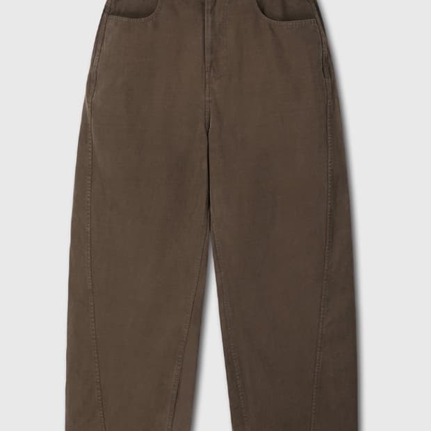 [새 상품/택o] 다이브인-WASHED CURVED CHINO PANTS