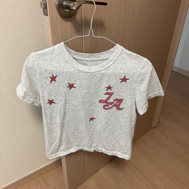 이스트쿤스트 LA STAR TEE_LIGHT GREY