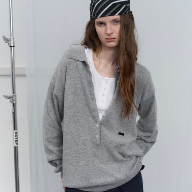 포에토 Kyale henry knit grey