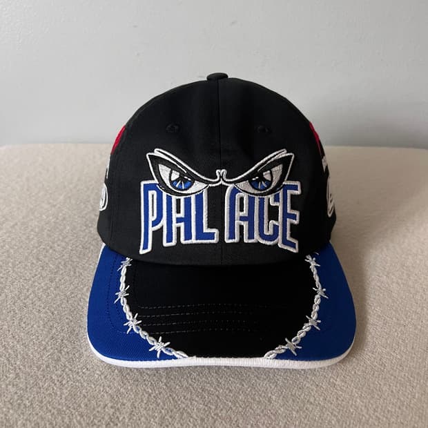 23SS 팔라스 아이즈 로고 6패널 캡 블랙블루