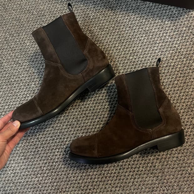 부테로 다크스웨이드 첼시부츠 40size