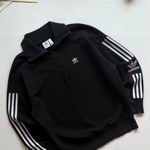 adidas 아디다스 불꽃 하프 집업