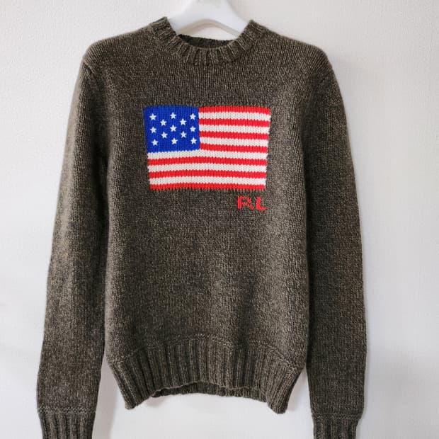 폴로랄프로렌 성조기니트 (S