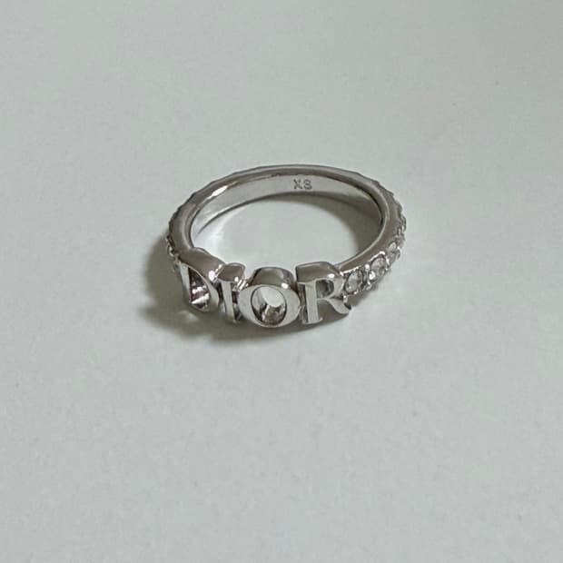 화이트도금) 디올 레볼루션 링 반지 xs
