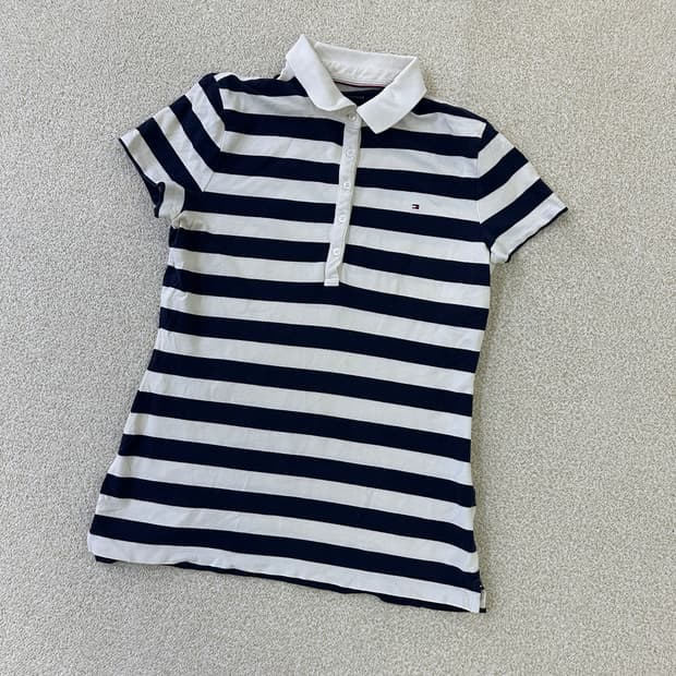M 타미힐피거 스트라이프 반팔 0323D