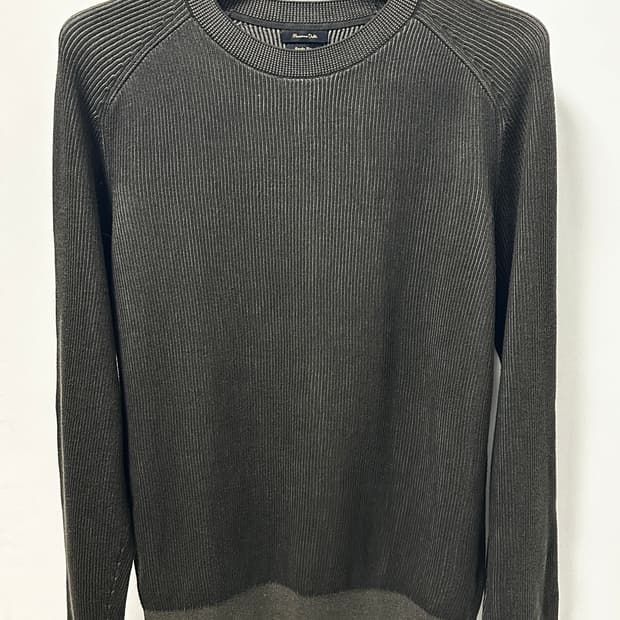 마시모두띠 남자 카키 L사이즈 니트입니다.