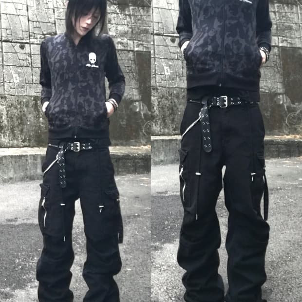 (Unknown)parachute pocket pants