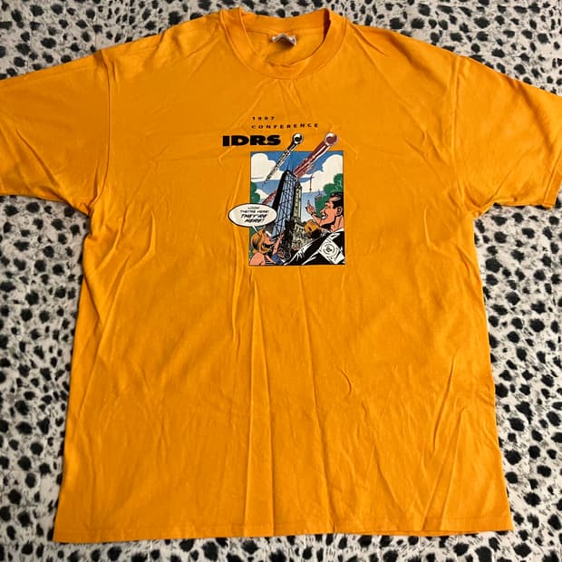 빈티지 USA 90s Hanes 헤인즈 미국의 어느 재즈바 티셔츠 XL