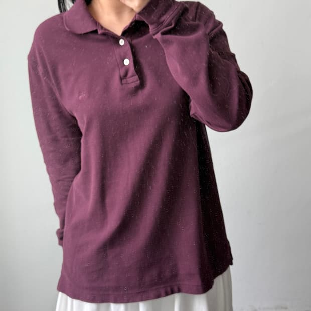 [M] 브룩스브라더스 버건디 카라티