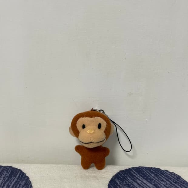 초소형 원숭이 인형 키링