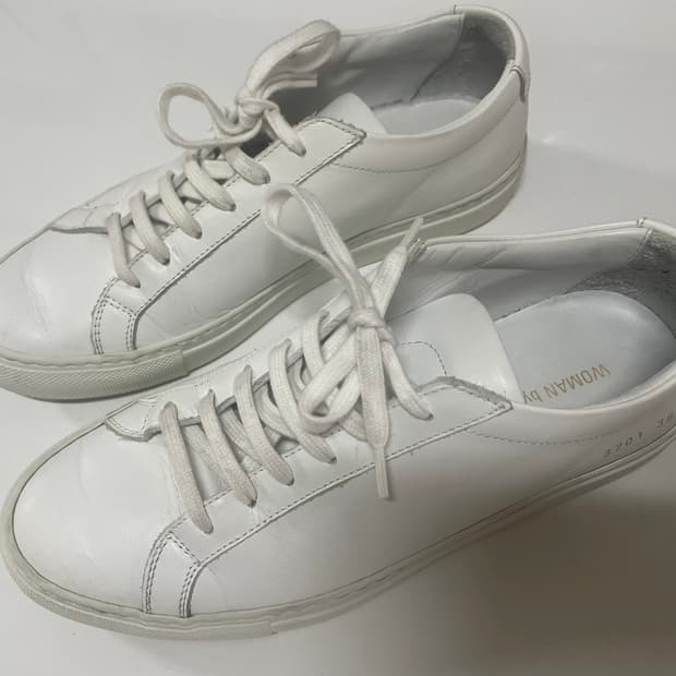 커먼프로젝트 아킬레스 로우 화이트 우먼스 36사이즈