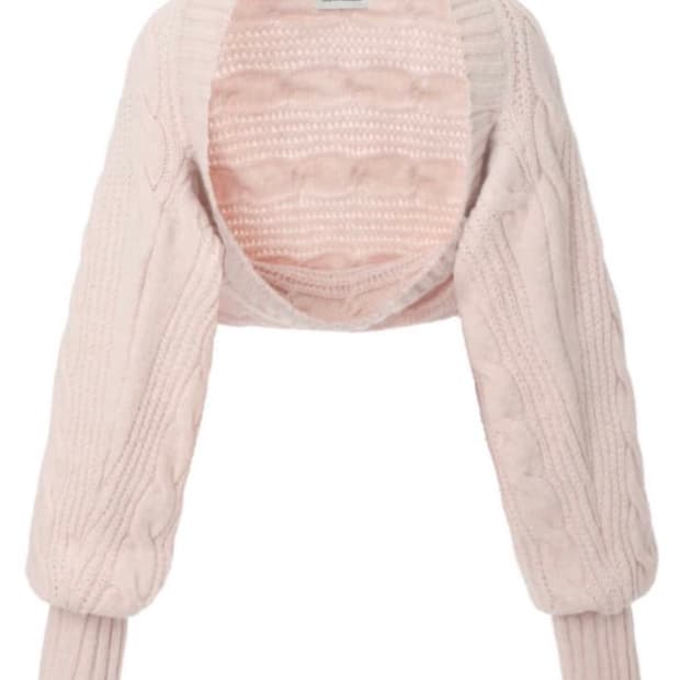 쓰리타임즈 버니 볼레로 핑크