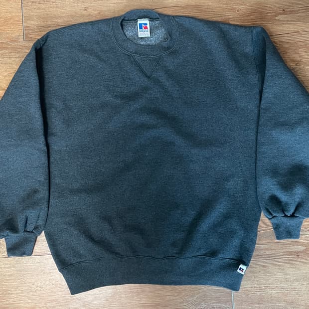 90s 러셀 애슬레틱 스웻셔츠 그레이 미제🇺🇸