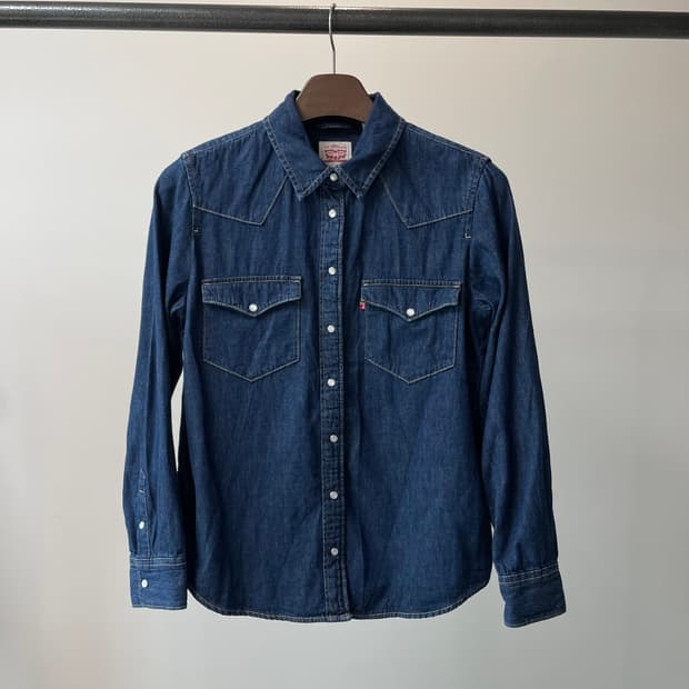 (S) Levis 리바이스 투포켓 웨스턴 데님 셔츠