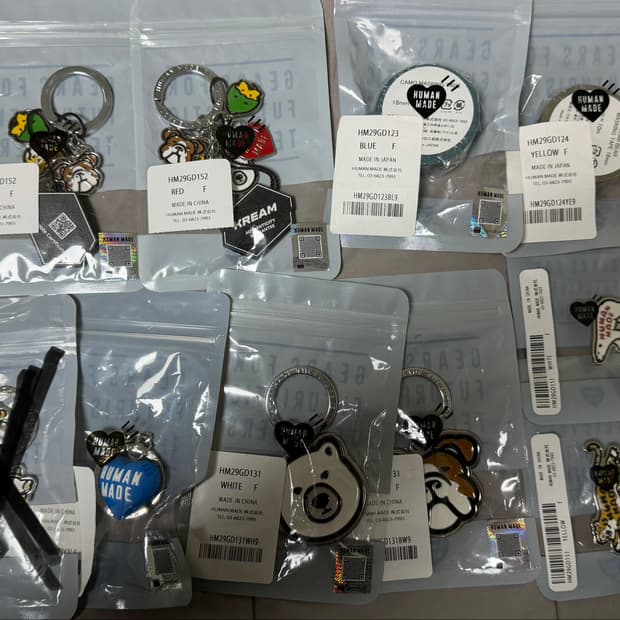 휴먼메이드 키링,핀 세트