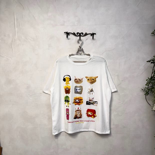 Cat memes printing T