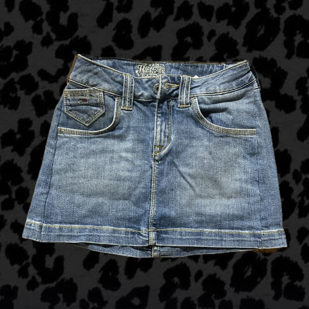 타미힐피거 빈티지 데님 스커트