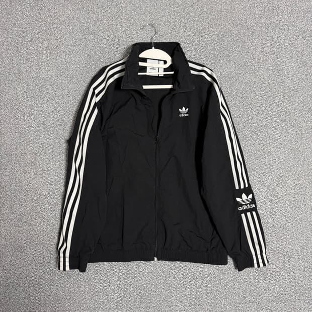 아디다스 파이어버드 락업 바람막이 자켓 블랙 L 트랙탑