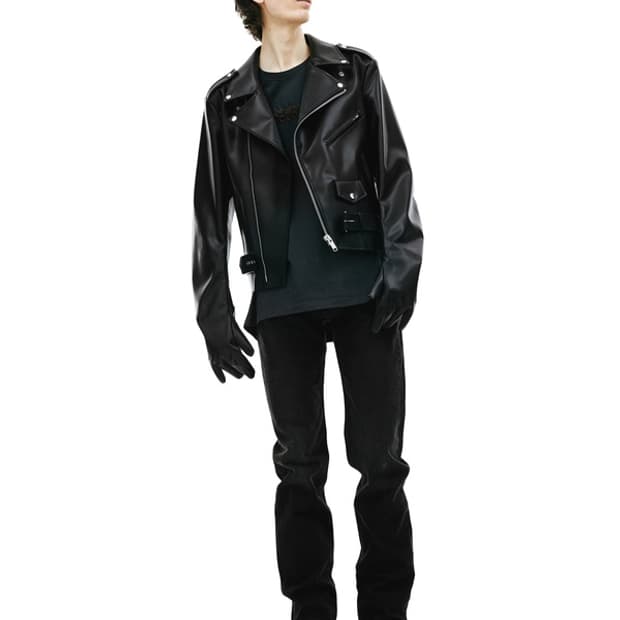 (레어) 더블렛 23ss 레더 바이커 글로브 모토 자켓