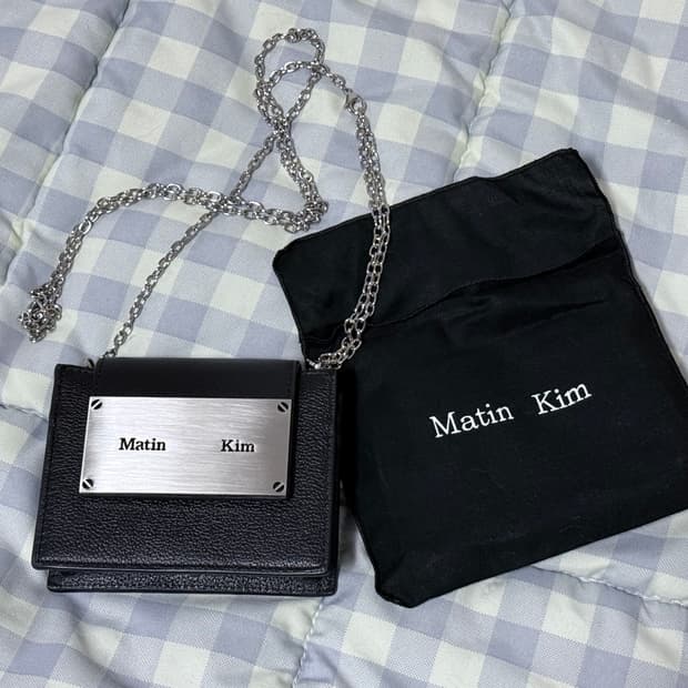 마뗑킴 아코디언 미니백 블랙