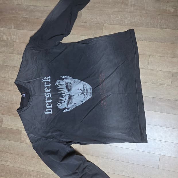 폴리테루 베르세르크 롱슬리브 차콜 4사이즈