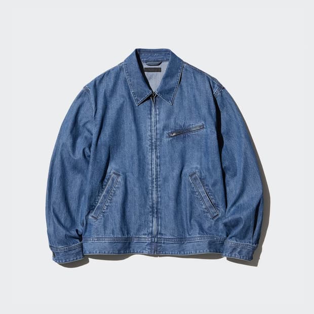 [XL] 유니클로 집업 블루종 데님