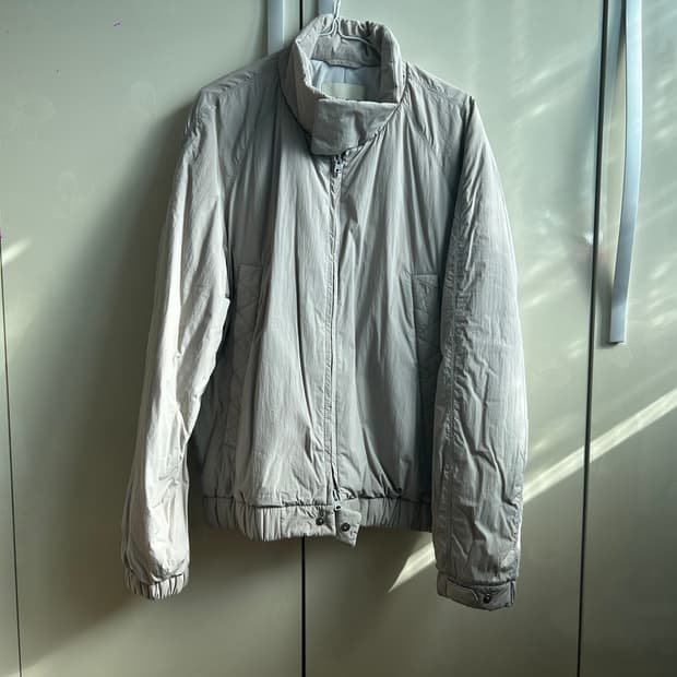 인사일런스 prtprt 패디드 해링턴 블루종