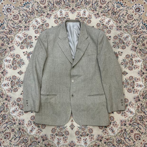 꾸레쥬 3버튼 블레이저 자켓