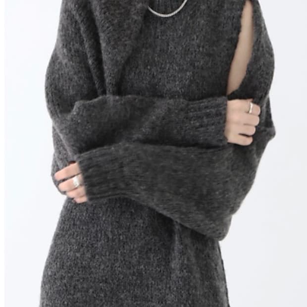 트리밍버드 니트원피스 볼레로 셋업