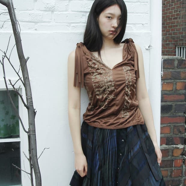 SACAI AD2002 multi way draped top