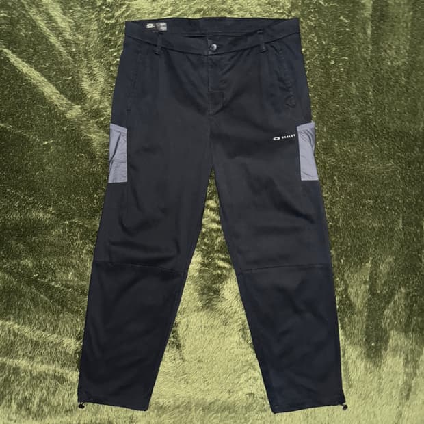 [36] OAKLEY 오클리 테크니컬 프로그래션 카고 코튼 팬츠 블랙