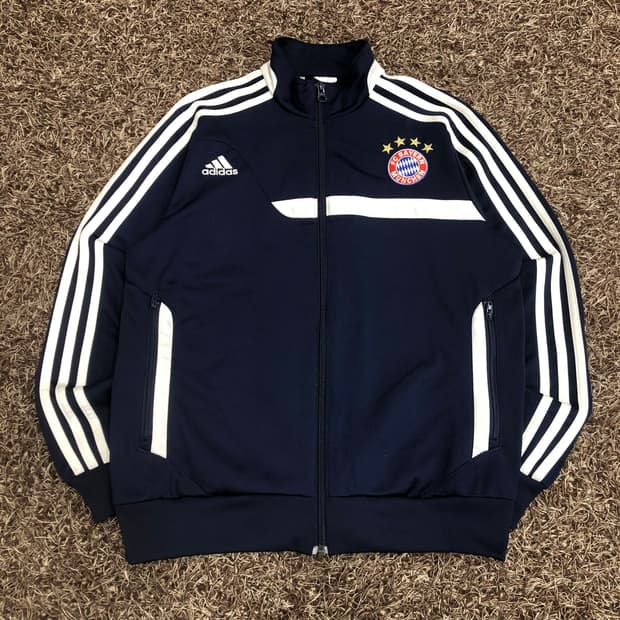 아디다스 바이에른 뮌헨 네이비 져지 트랙탑