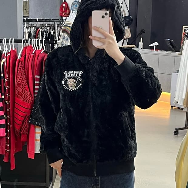 베티붑 후드 퍼 자켓