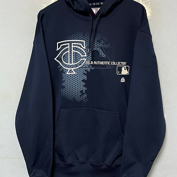 마제스틱 MLB 어센틱 컬렉션 남자 기모 후드티 L 100