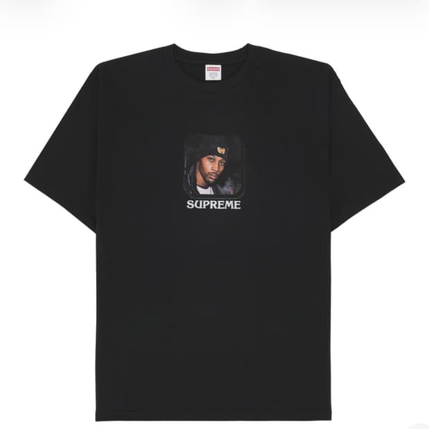 슈프림 x 우탱 클랜 RZA 티셔츠 블랙