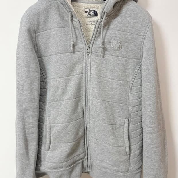 The Noth Face 양털 후드집업