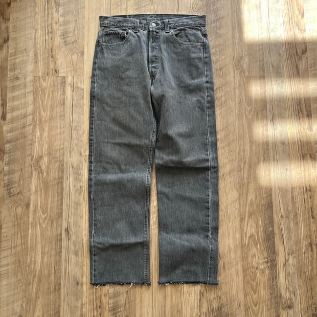 90s USA 리바이스501 원블랙 [32]