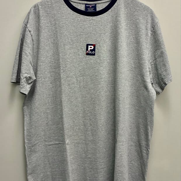 (L/105)90s POLO SPORT 폴로스포츠 링거 빈티지 반팔티셔츠