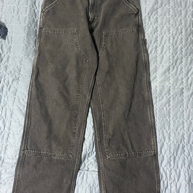 칼하트 흑청 더블니 30