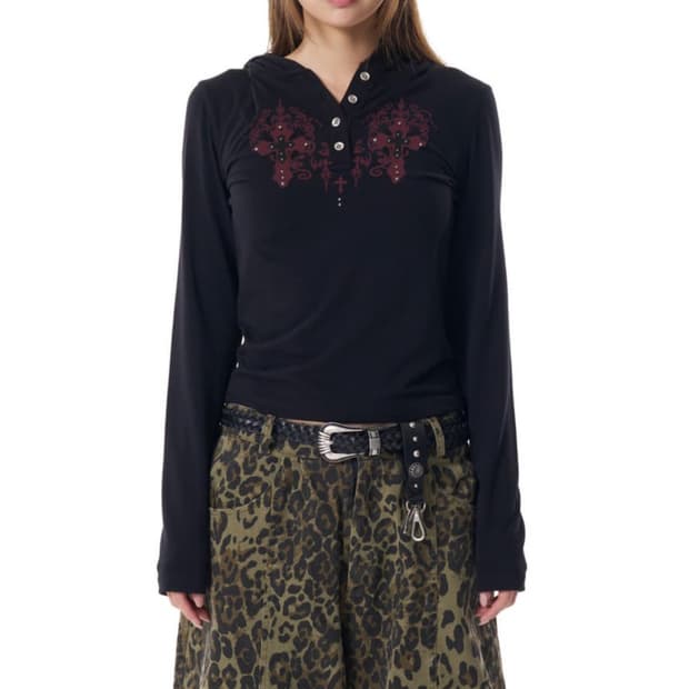 아캄 후드 롱슬리브