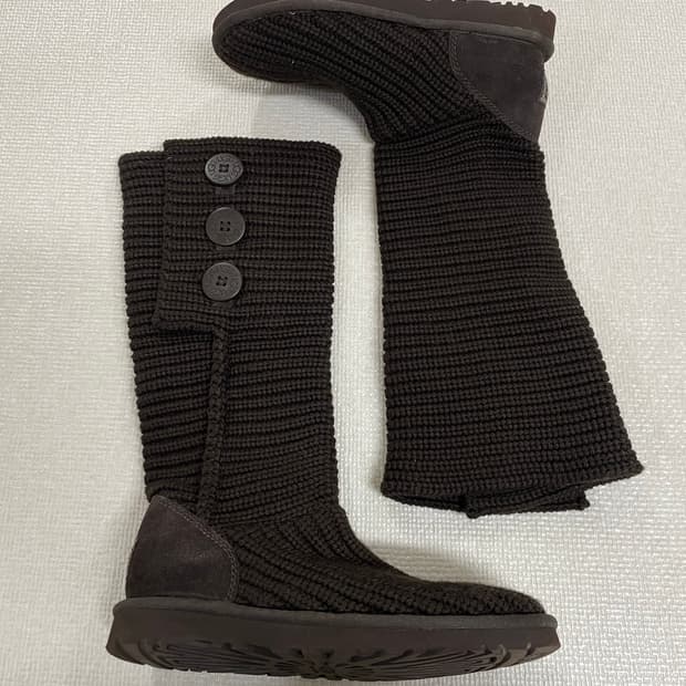 어그 카디 니트 부츠 초코브라운 6