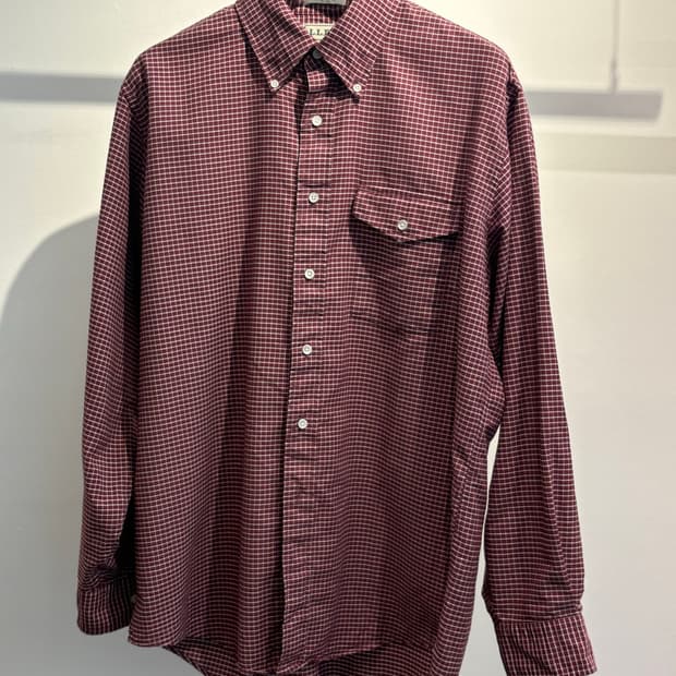 [105] 90s L.L.Bean check shirt