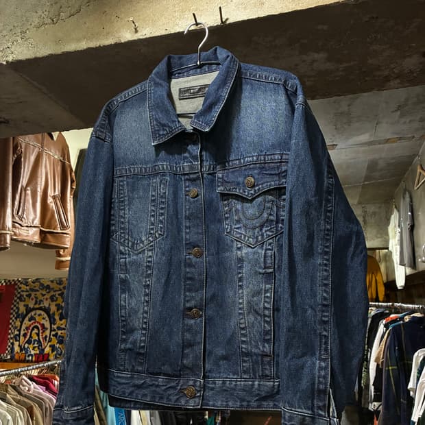 True Religion 트루릴리젼 데님 포인트 자켓