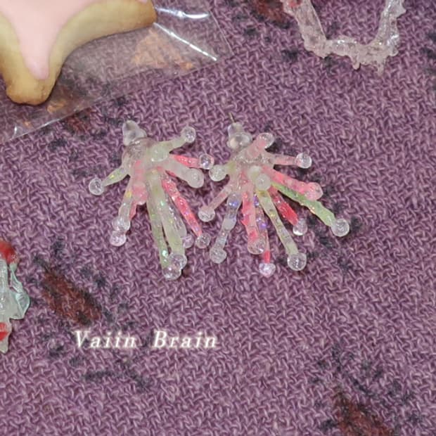 야광 산호초 earrings set 🪸