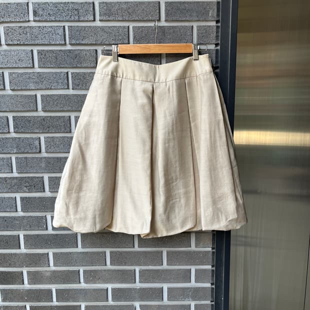 Rene 르네 벌룬 스커트 베이지