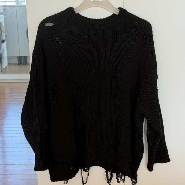 준지 디스트로이드 니트