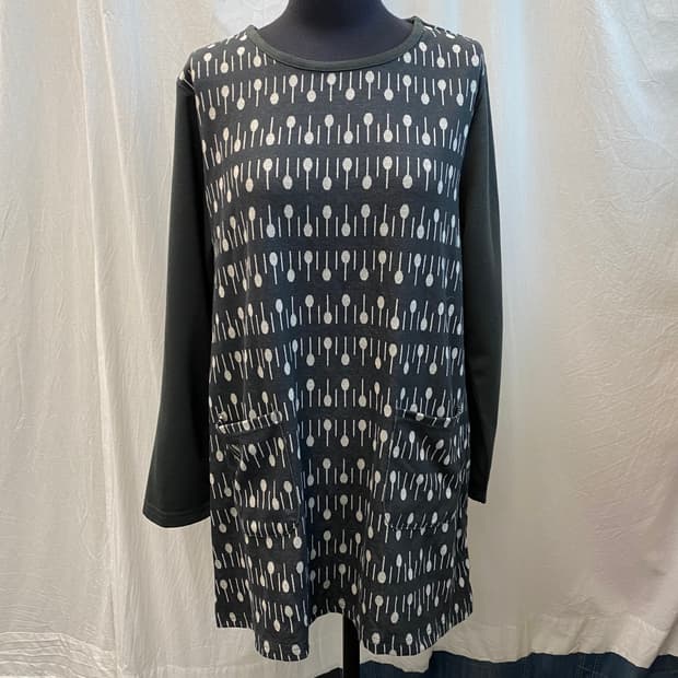 차콜 도트 롱탑(L)