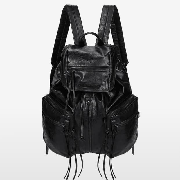 트리밍버드 백팩 지퍼 피니싱 플랩 빅 백팩